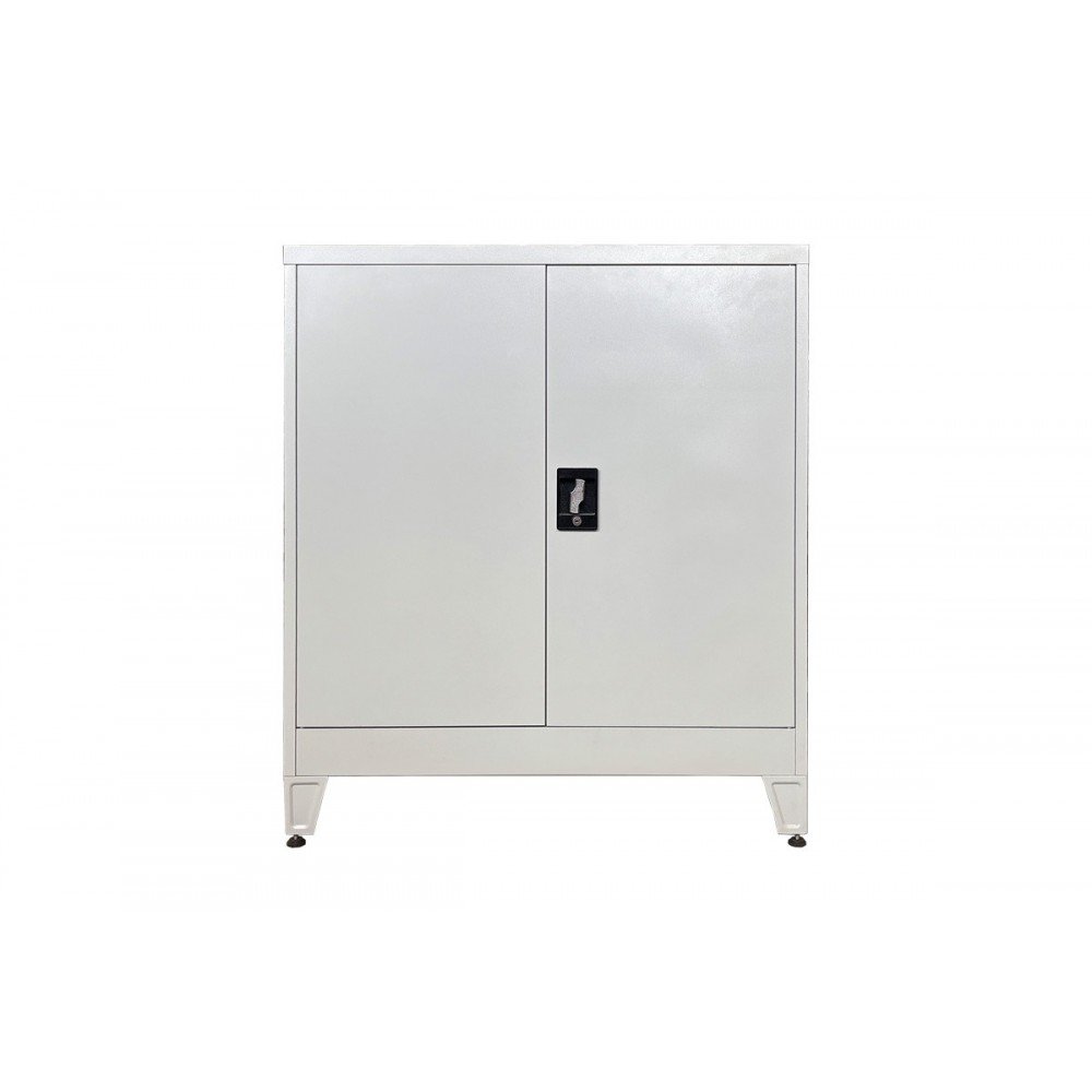 Ντουλάπι "ARMON" από μέταλλο σε χρώμα ανοιχτό γκρι 90x45x100