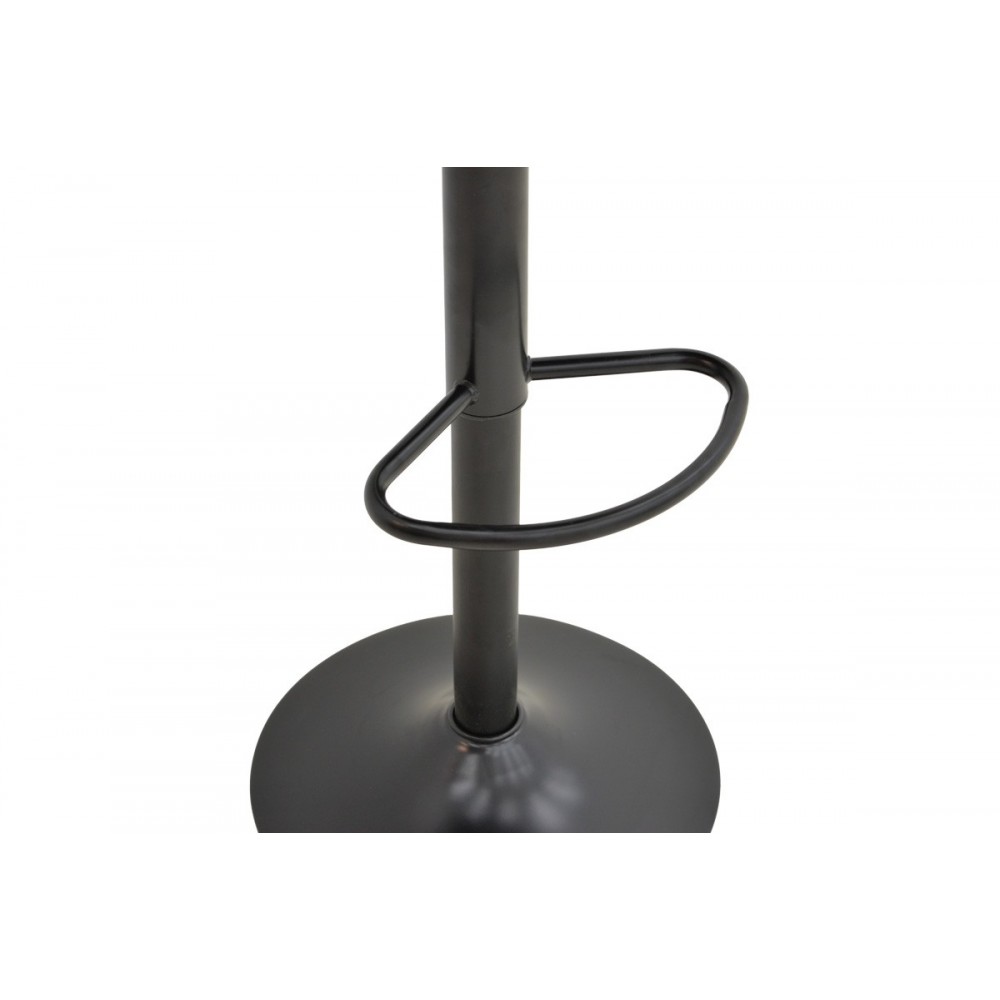 Σκαμπό μπαρ "BORONEZ" από pu σε χρώμα μαύρο 47x49x112