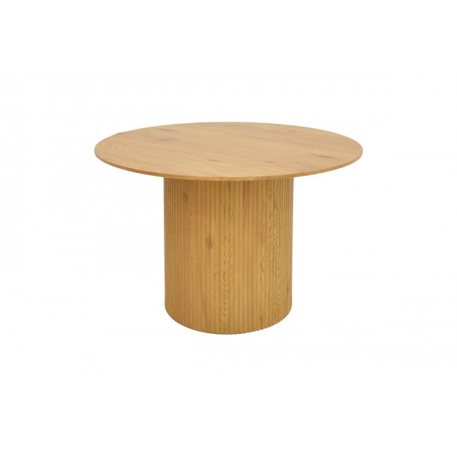 Τραπέζι "KARULO" από mdf σε χρώμα σονόμα Φ120x76