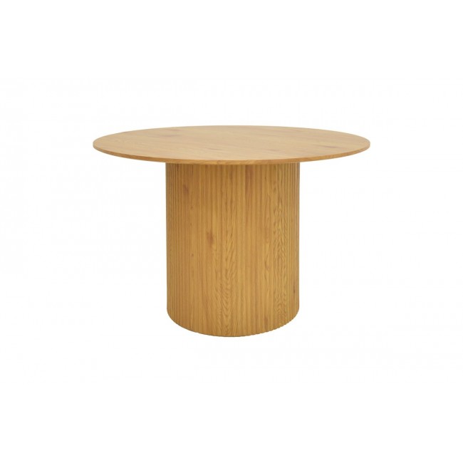 Τραπέζι "KARULO" από mdf σε χρώμα σονόμα Φ120x76