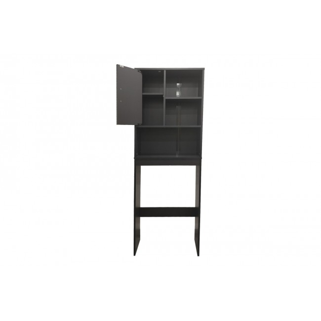 Έπιπλο πλυντηρίου "TAZIEN" σε χρώμα ανθρακί 60x24x168.5