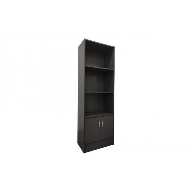 Βιβλιοθήκη "TEKARO I" σε χρώμα ανθρακί 57x33x180