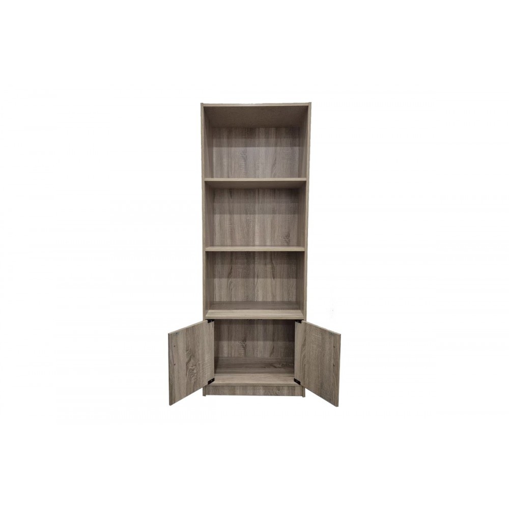 Βιβλιοθήκη "TEKARO" σε χρώμα σονόμα 60x29x166