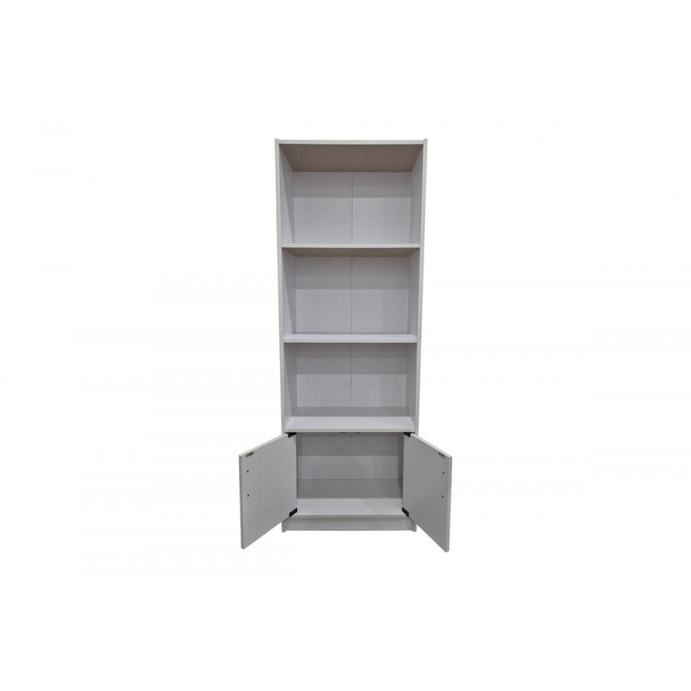 Βιβλιοθήκη "TEKARO" σε χρώμα λευκό 60x29x166