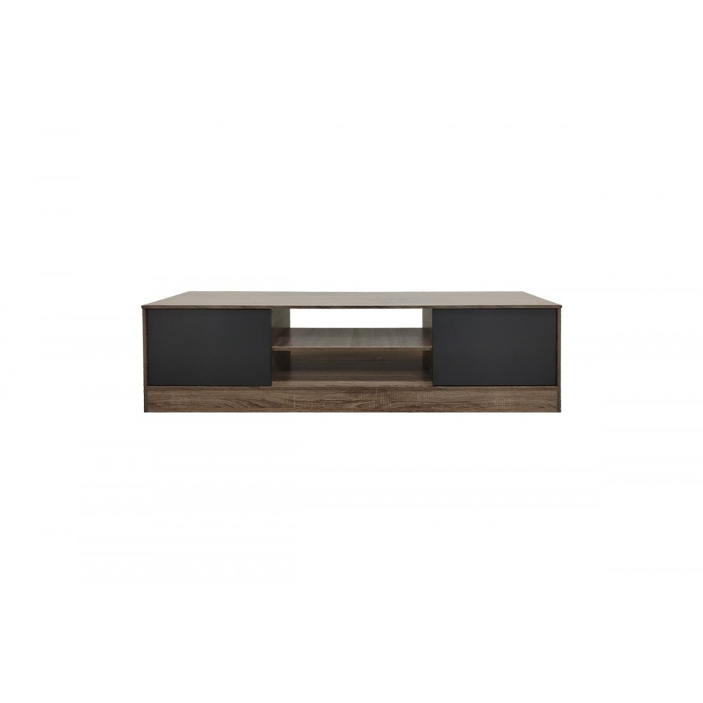 Έπιπλο τηλεόρασης "SASA I" σε χρώμα oak/ανθρακί 150x35x41.5
