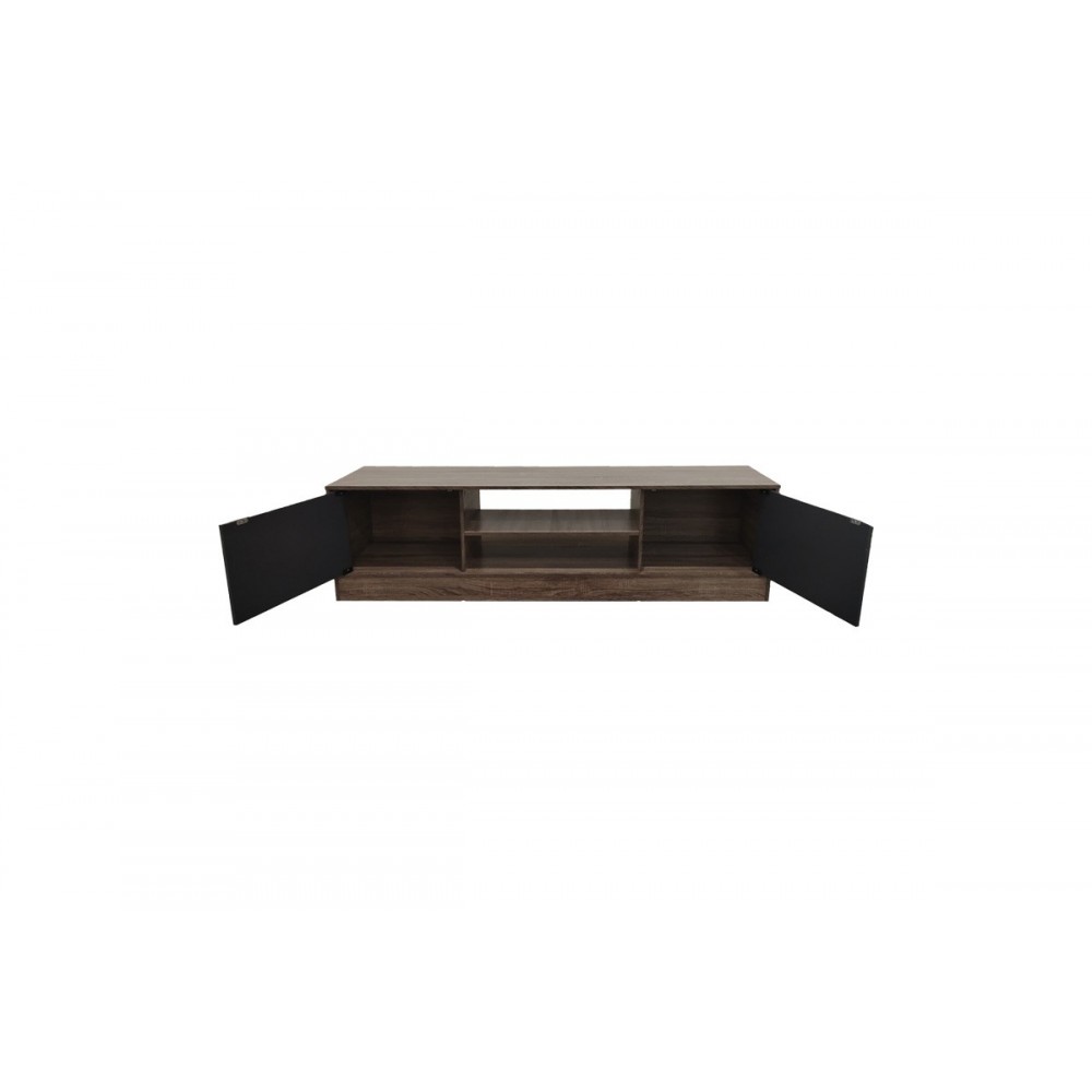 Έπιπλο τηλεόρασης "SASA I" σε χρώμα oak/ανθρακί 150x35x41.5