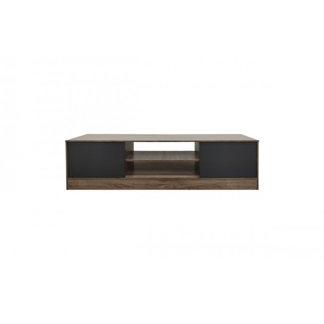 Έπιπλο τηλεόρασης "SASA I" σε χρώμα oak/ανθρακί 150x35x41.5