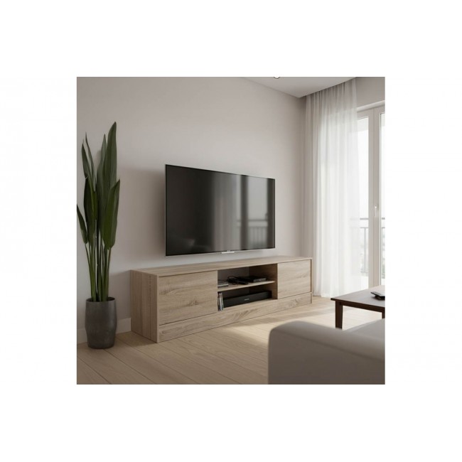 Έπιπλο τηλεόρασης "SASA I" σε χρώμα σονόμα 150x35x41.5