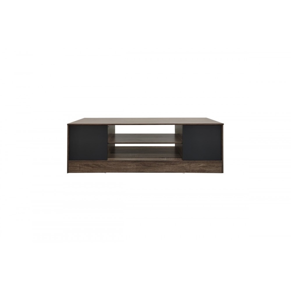 Έπιπλο τηλεόρασης "SASA" σε χρώμα oak/ανθρακί 120x35x41.5