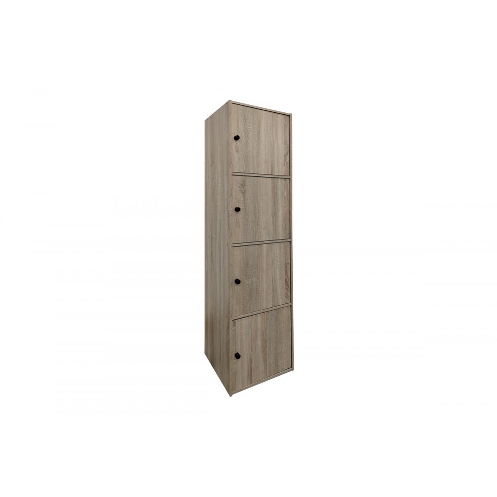 Ντουλάπι-στήλη "GABINO" σε χρώμα σονόμα 40x39x158