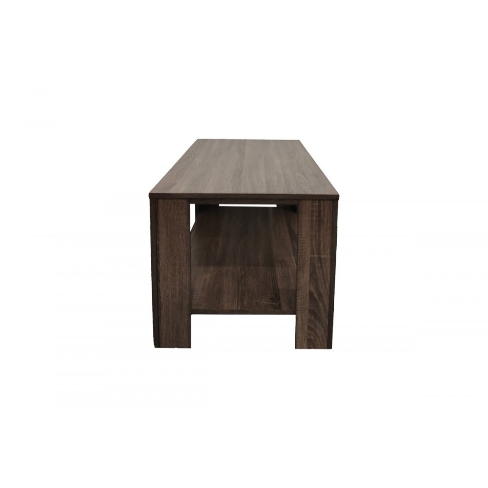 Τραπέζι σαλονιού "VOTALO I" σε χρώμα καρυδί 90x50x45