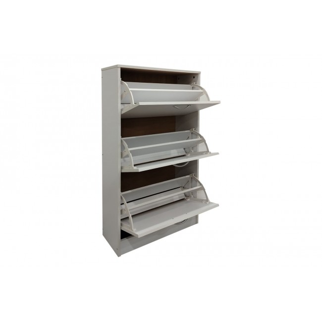 Παπουτσοθήκη "SAVAZ" σε χρώμα λευκό 60x24x114