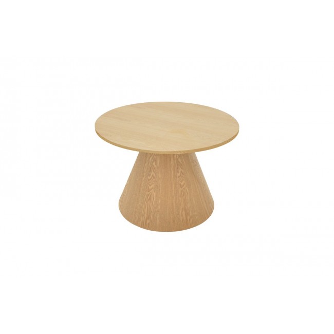 Τραπέζι σαλονιού "DONDA" από mdf σε χρώμα σονόμα Φ60x40