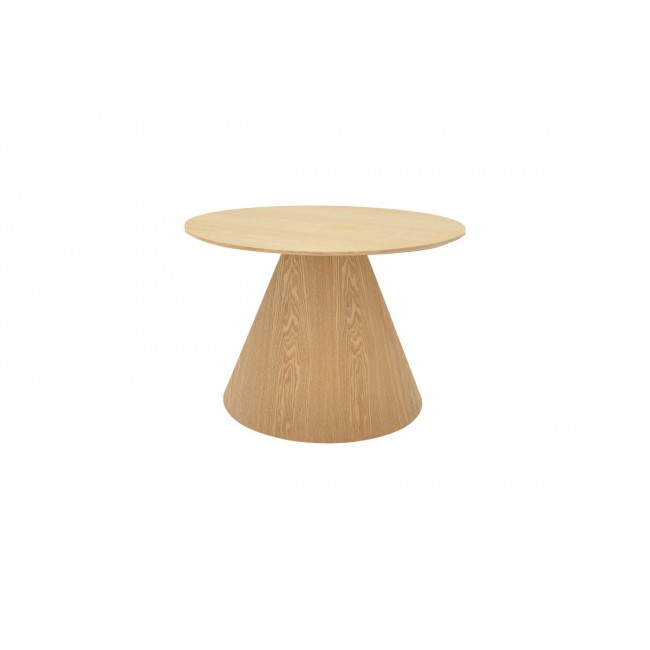 Τραπέζι σαλονιού "DONDA" από mdf σε χρώμα σονόμα Φ60x40