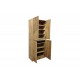 Παπουτσοθήκη-ντουλάπι "KEBELL" σε χρώμα oak 71x41.5x180.4