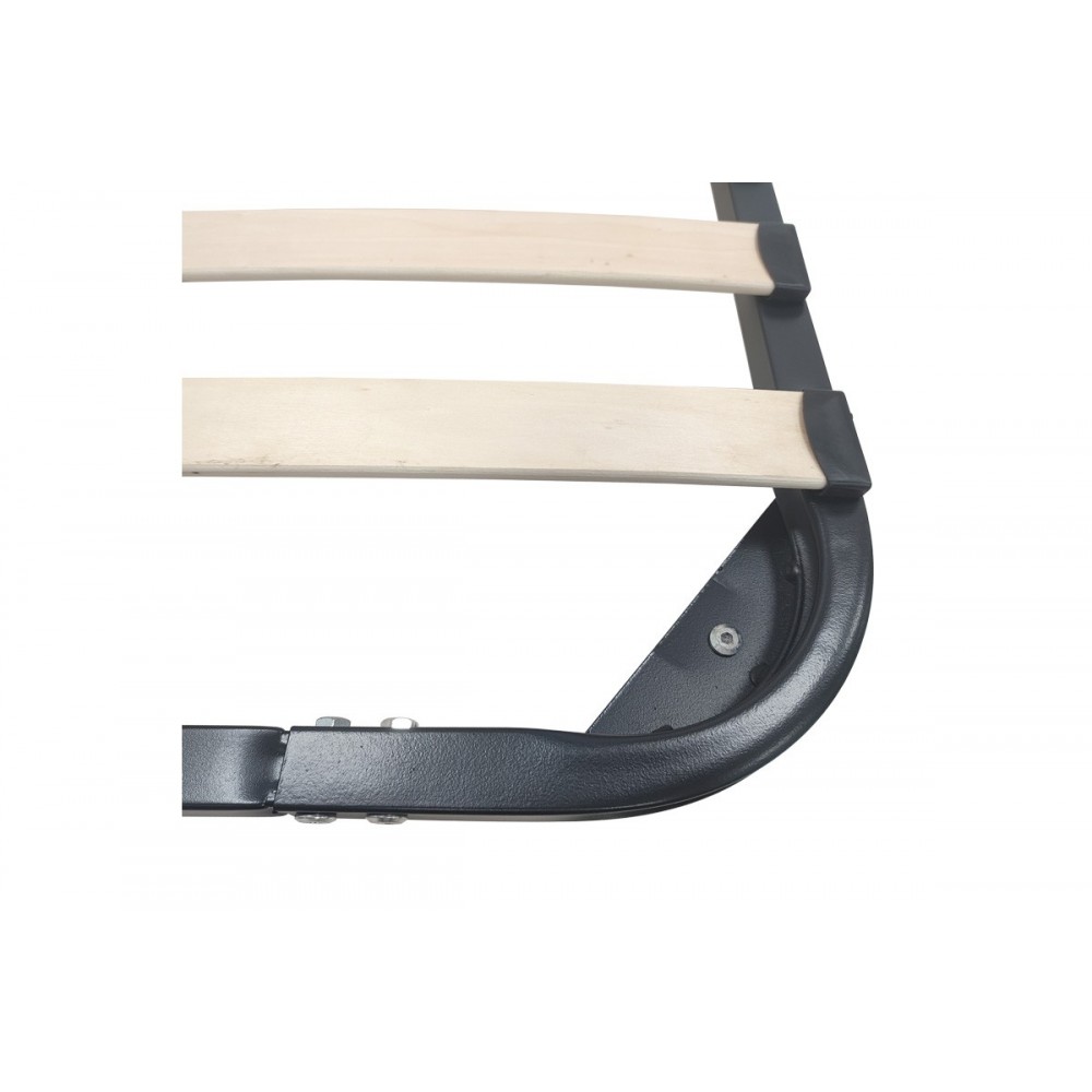 Σομιές "AMASO" από μέταλλο σε χρώμα μαύρο 90x190x28