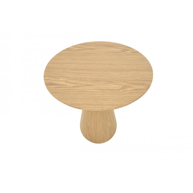 Tραπέζι "DONDA" από mdf σε χρώμα σονόμα Φ100x76