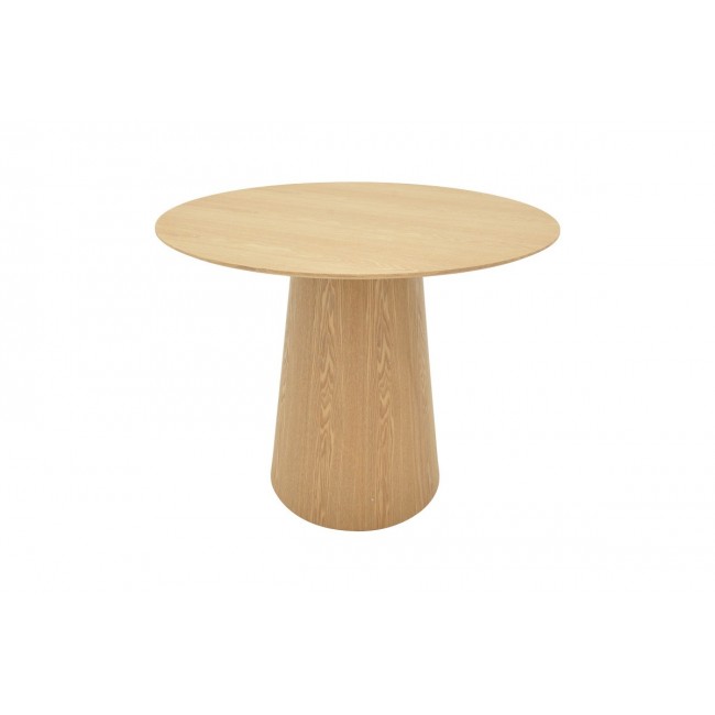 Tραπέζι "DONDA" από mdf σε χρώμα σονόμα Φ100x76