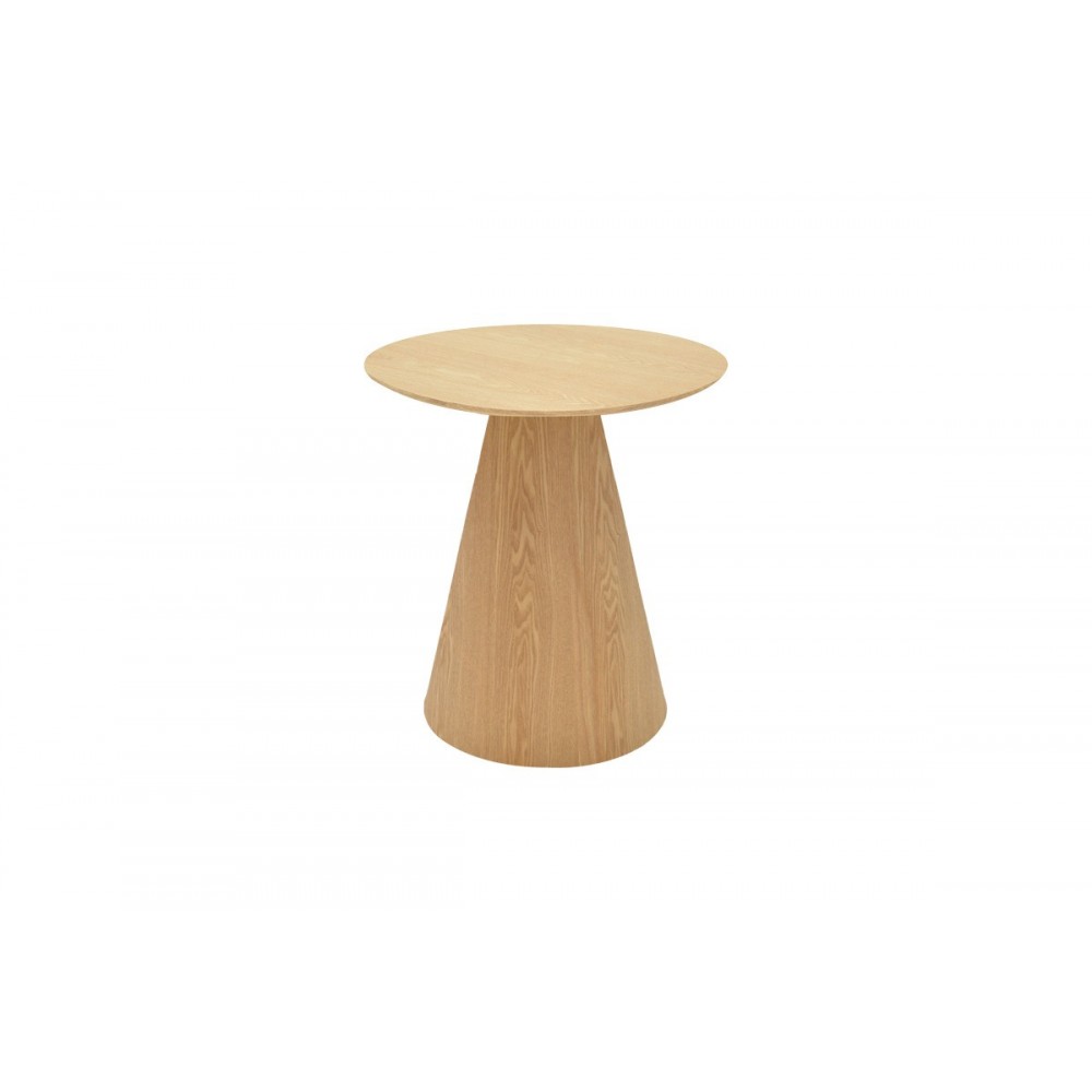 Βοηθητικό τραπέζι "DONDA" από mdf σε χρώμα σονόμα Φ45x50