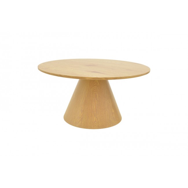 Tραπέζια σαλονιού "DONDA" 2τμχ από mdf σε χρώμα σονόμα Φ80x45