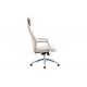 Καρέκλα γραφείου "FERKA" από pu/μέταλλο σε χρώμα μπεζ 64x71x120-128