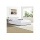 Κρεβάτι "DELLIA" από pu σε χρώμα λευκό 157x214x83
