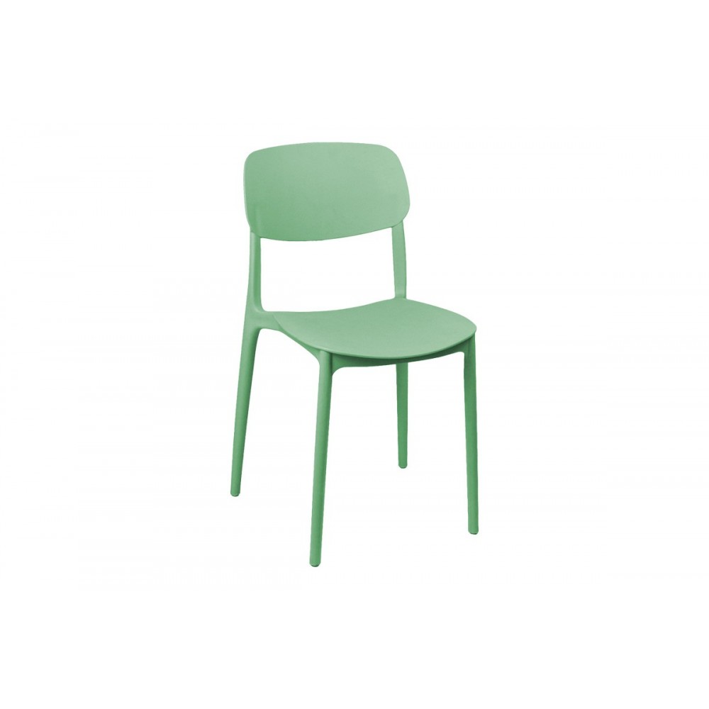 Καρέκλα "BERDIAN" από pp σε χρώμα μέντα 38x49x79
