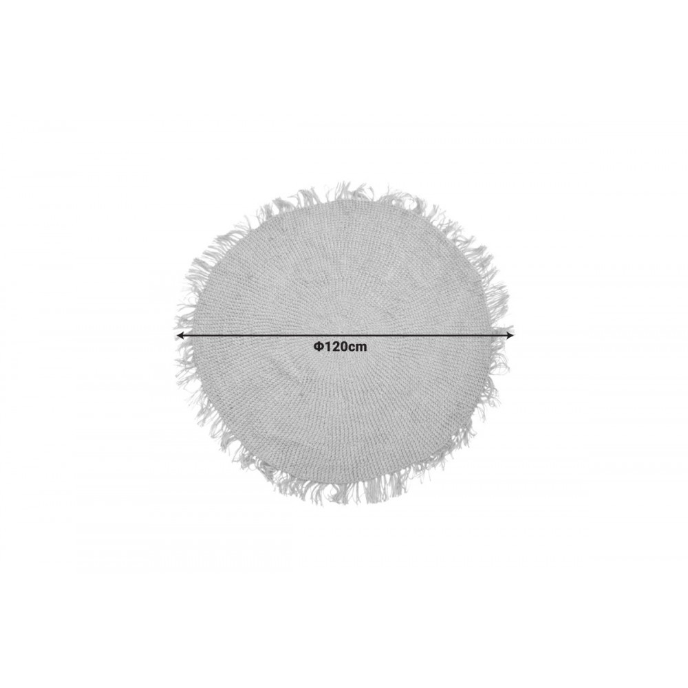 Χαλί "CHATA" από γιούτα σε χρώμα φυσικό Φ120x1