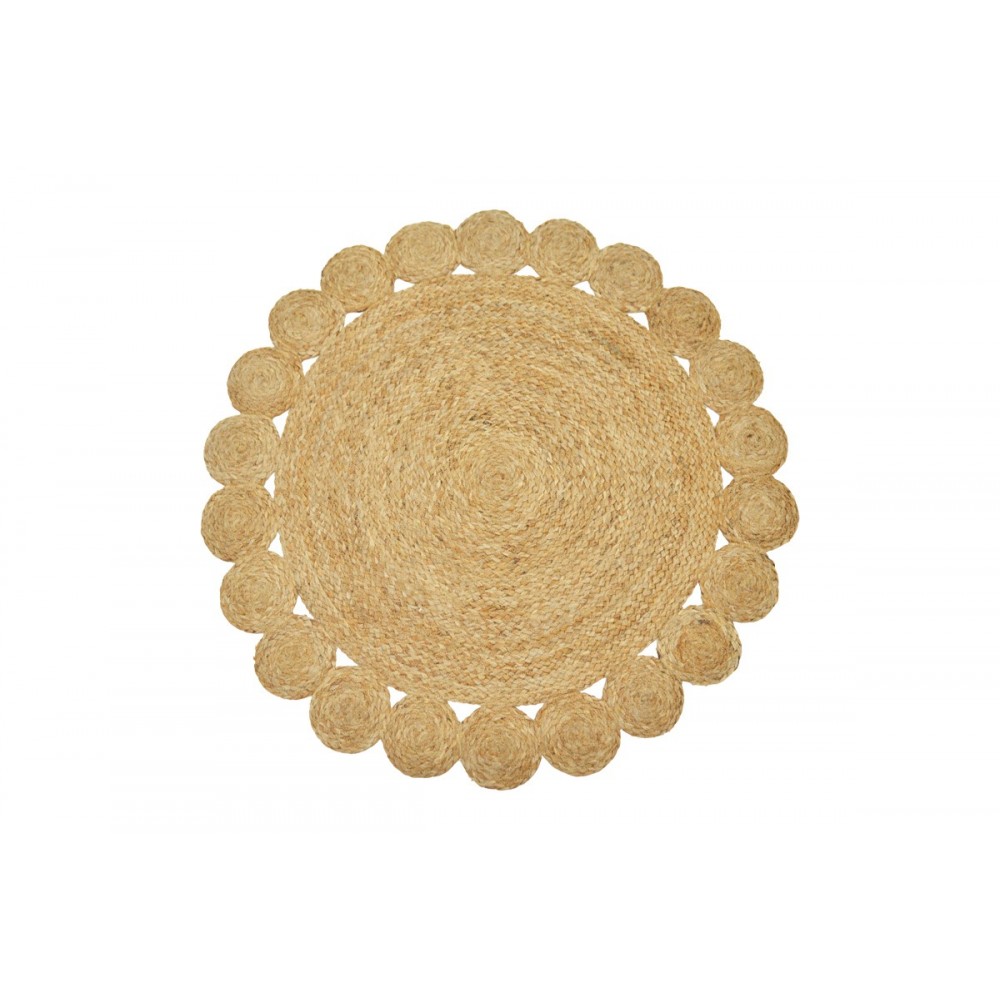 Χαλί "VONI" από γιούτα σε χρώμα φυσικό Φ150x1