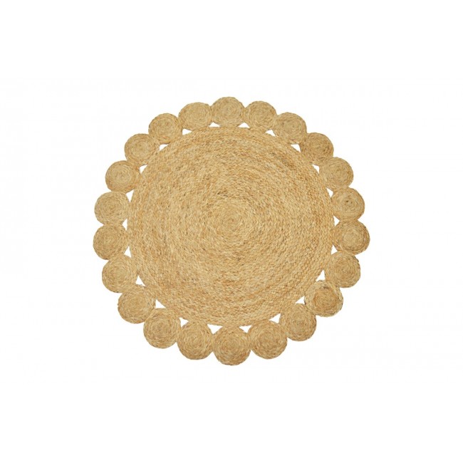 Χαλί "VONI" από γιούτα σε χρώμα φυσικό Φ150x1