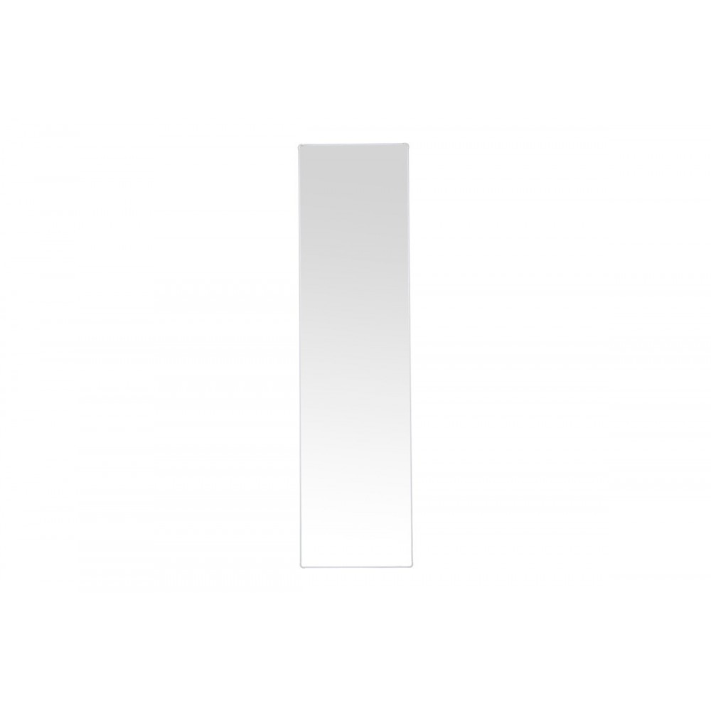 Καθρέπτης "MOIRA" από αλουμίνιο σε χρώμα λευκό 40x28x150