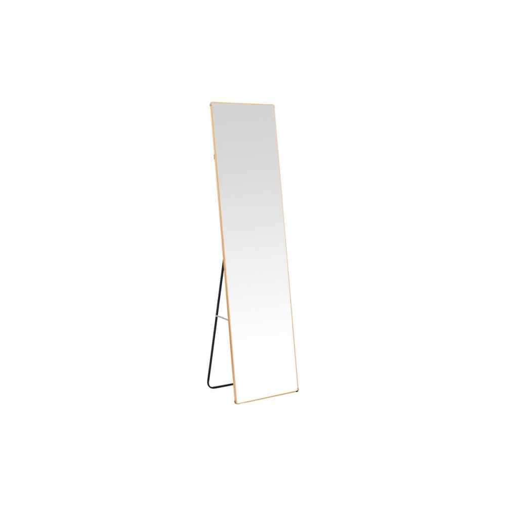 Καθρέπτης "MOIRA" από αλουμίνιο σε χρώμα χρυσό 40x28x150