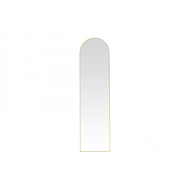 Καθρέπτης "PLAZA" από αλουμίνιο σε χρώμα χρυσό 40x28x150