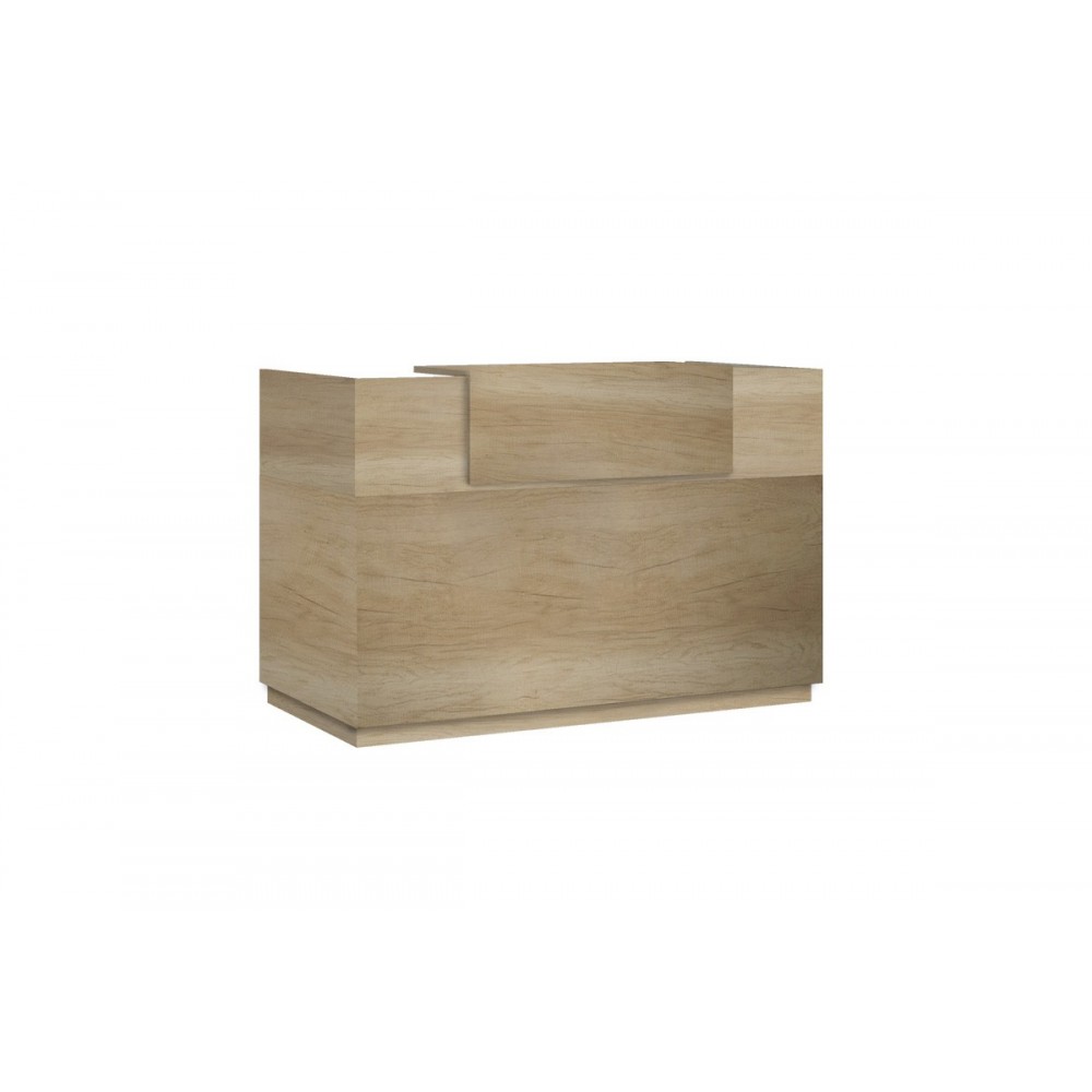 Γραφείο reception "LOTUS" σε χρώμα φυσικό 140x70x110