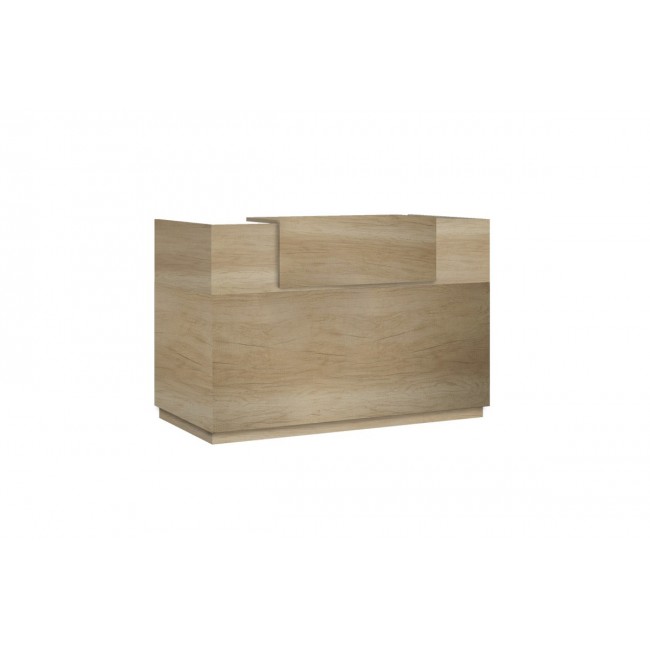 Γραφείο reception "LOTUS" σε χρώμα φυσικό 140x70x110