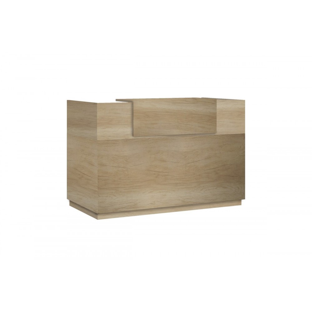 Γραφείο reception "LOTUS" σε χρώμα φυσικό 180x70x110