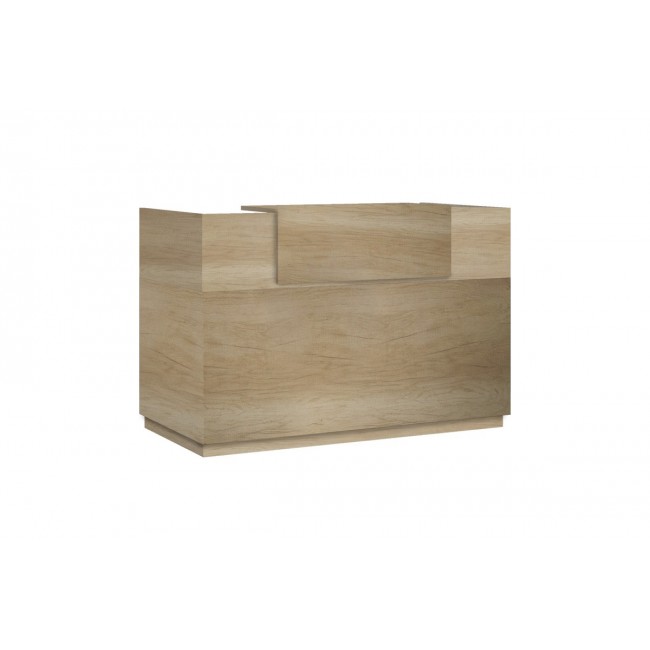 Γραφείο reception "LOTUS" σε χρώμα φυσικό 180x70x110