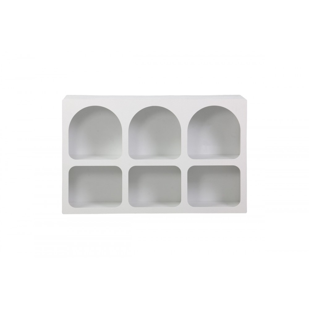 Μπουφές "EMERSI" από mdf σε χρώμα λευκό 120x35x76