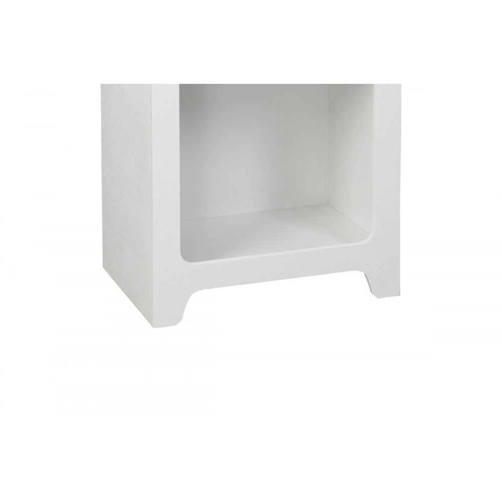 Βιβλιοθήκη "EMERSI" από mdf σε χρώμα λευκό 48x35x180