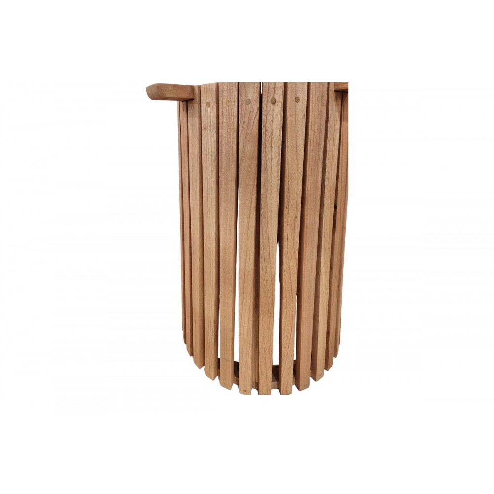 Βάση τραπεζιού εσωτερικού χώρου "GALY I" από ξύλο σε χρώμα φυσικό Φ60x75