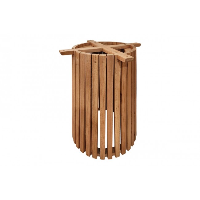 Βάση τραπεζιού εσωτερικού χώρου "GALY I" από ξύλο σε χρώμα φυσικό Φ60x75