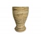 Βάζο "VIRNIA" από pe rattan σε χρώμα φυσικό Φ40x100