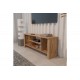 Έπιπλο τηλεόρασης "SEREF" σε χρώμα oak 120x30x47