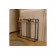 Κονσόλα "CONVIDA" από μέταλλο σε χρώμα oak/μαύρο 100x25x90