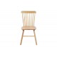 Καρέκλα "BRISTOL" από rubberwood σε χρώμα φυσικό 45x51x86