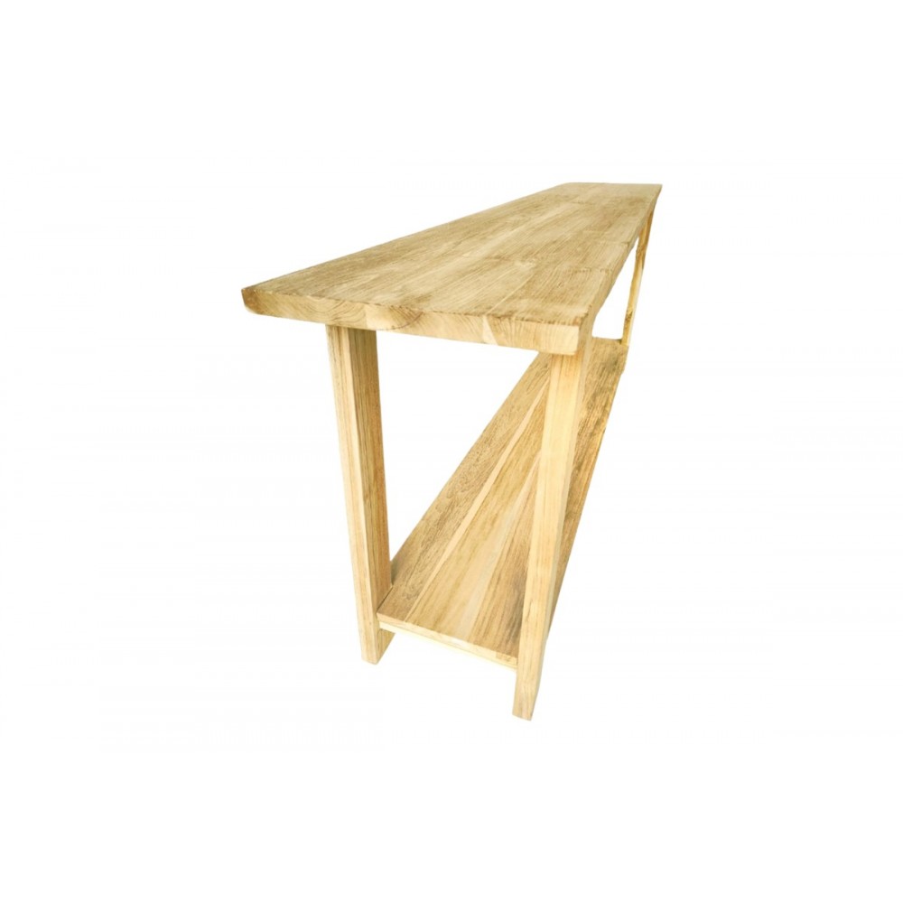 Κονσόλα "DECOZA" από ξύλο σε χρώμα φυσικό 200x40x80