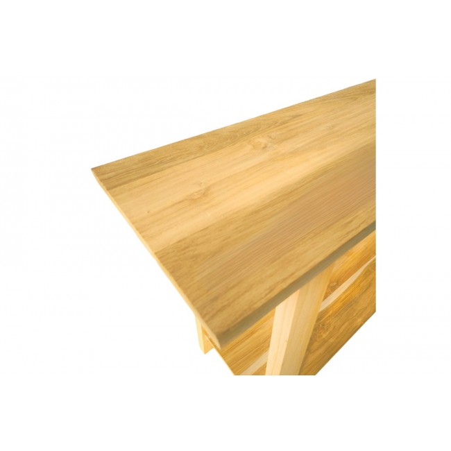 Κονσόλα "DECOZA" από ξύλο σε χρώμα φυσικό 140x40x80