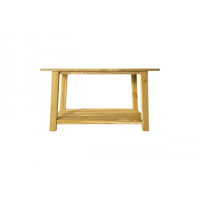 Κονσόλα "DECOZA" από ξύλο σε χρώμα φυσικό 140x40x80