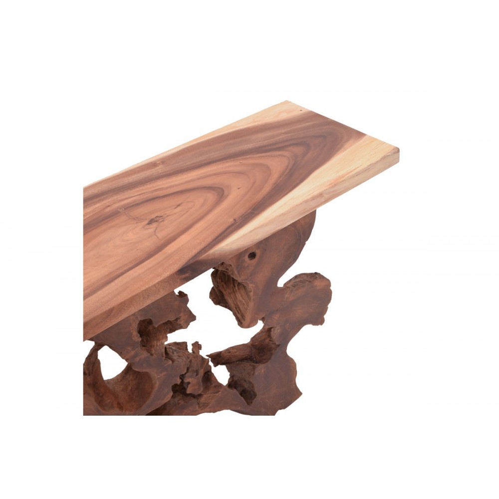 Κονσόλα "JAKO" από ξύλο σε χρώμα φυσικό 120x40x80