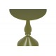 Βοηθητικό τραπέζι "LALOU" από μέταλλο σε χρώμα λαδί Φ40x55